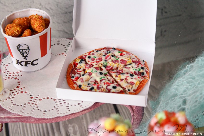 Ура! Каникулы — Кукольная миниатюра своими руками: еда