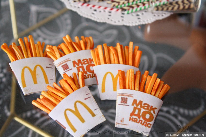 Ура! Каникулы — Кукольная миниатюра своими руками: еда