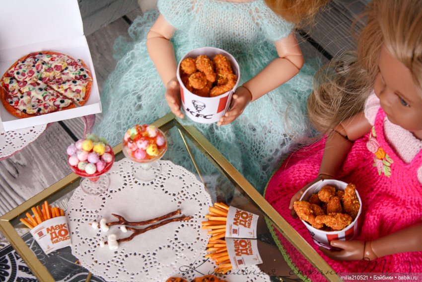 Ура! Каникулы — Кукольная миниатюра своими руками: еда