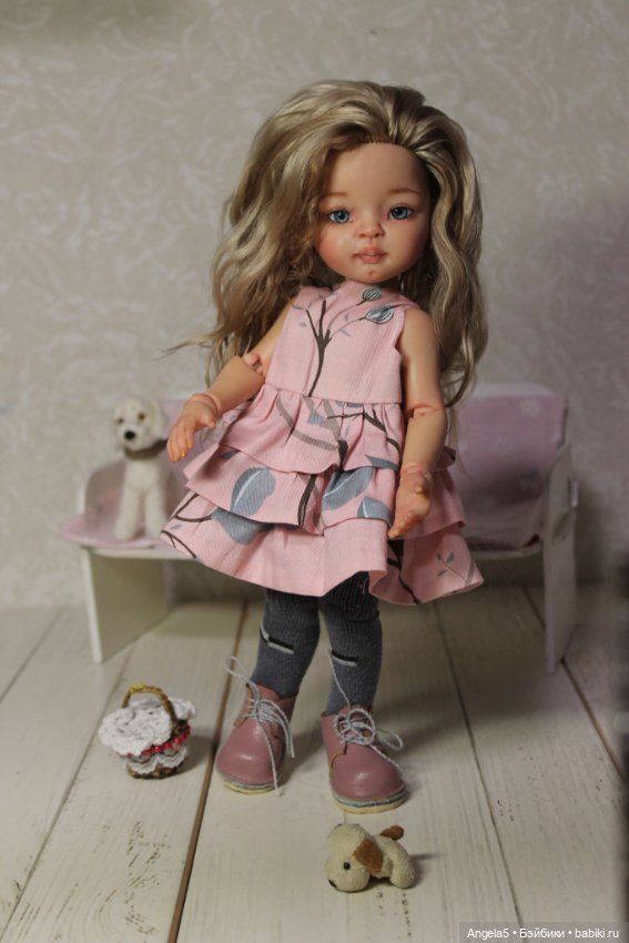 Лерка и ее подарок — ООАК Paola Reina (Паола Рейна) и испанских кукол: перерисовка (фото 9)