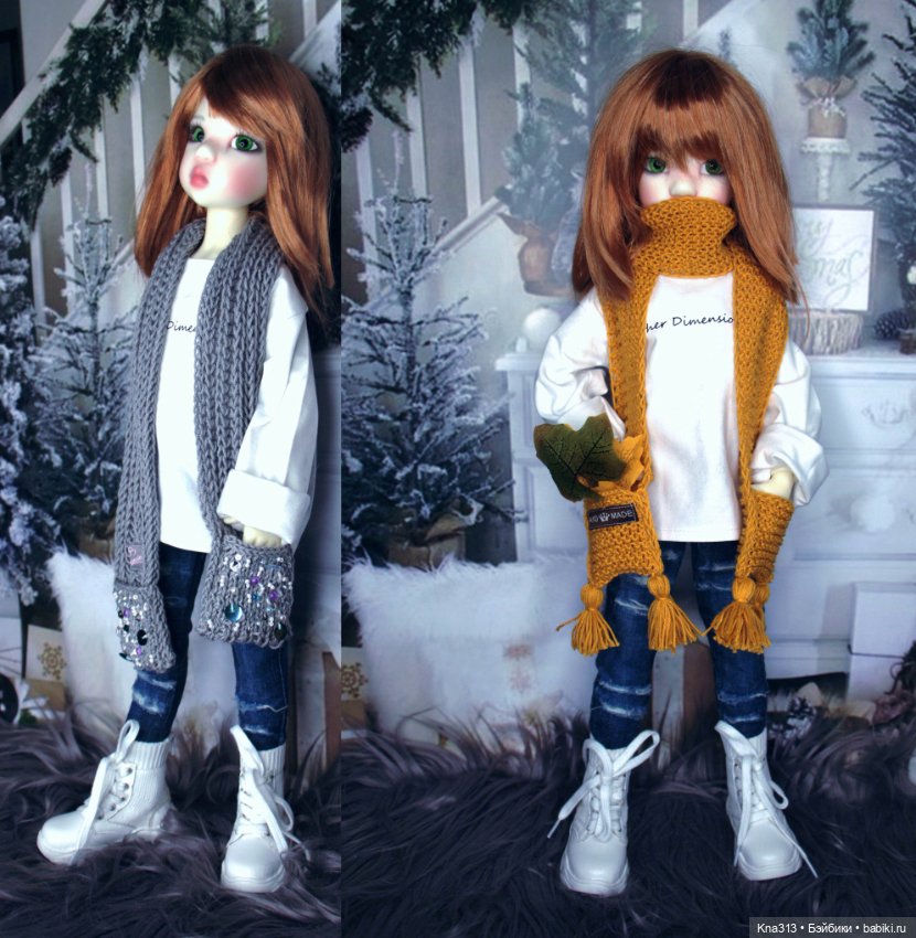 Про шарфики. Много-много шарфов