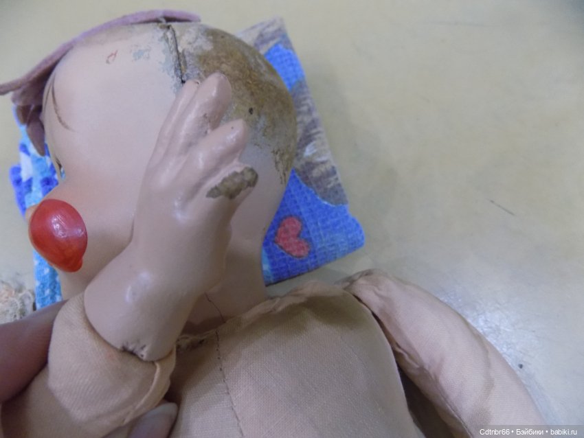 Реставрация опилочных кукол СССР. Негр и Клоун