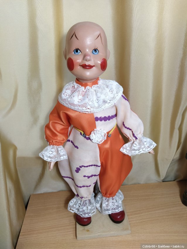 Реставрация опилочных кукол СССР. Негр и Клоун