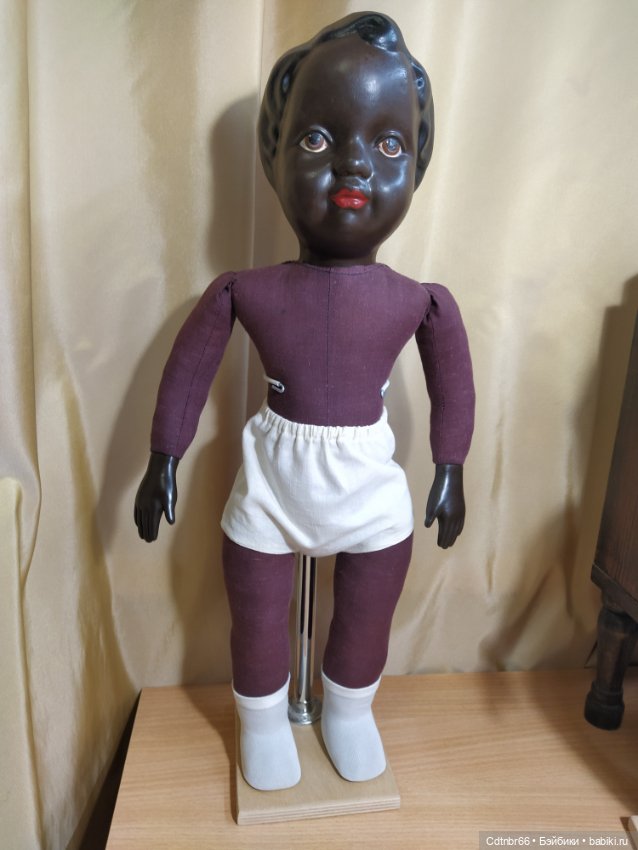 Реставрация опилочных кукол СССР. Негр и Клоун