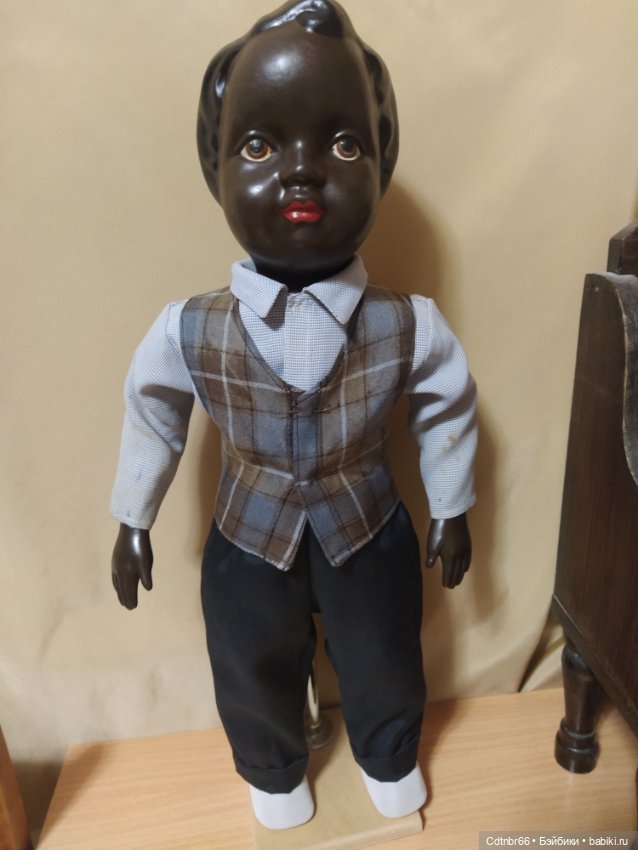 Реставрация опилочных кукол СССР. Негр и Клоун