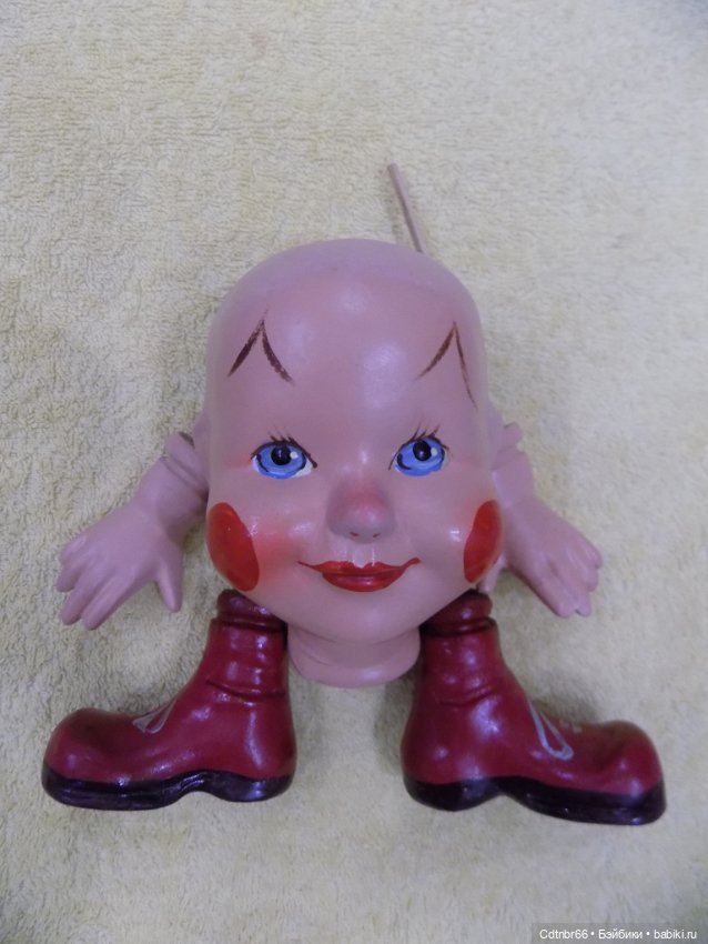 Реставрация опилочных кукол СССР. Негр и Клоун