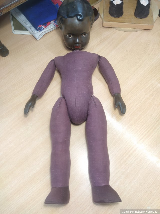 Реставрация опилочных кукол СССР. Негр и Клоун