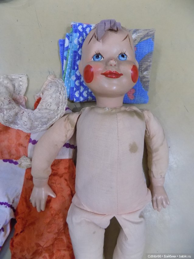 Реставрация опилочных кукол СССР. Негр и Клоун