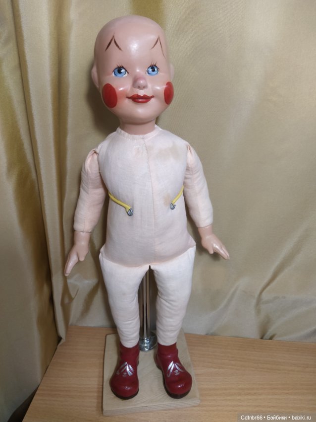 Реставрация опилочных кукол СССР. Негр и Клоун