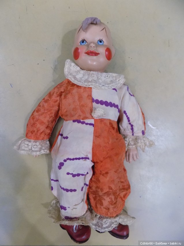 Реставрация опилочных кукол СССР. Негр и Клоун