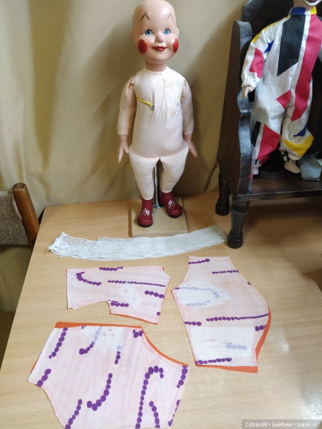 Реставрация опилочных кукол СССР. Негр и Клоун