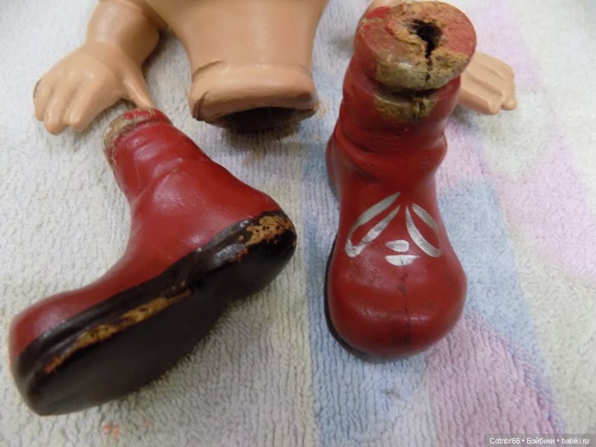 Реставрация опилочных кукол СССР. Негр и Клоун