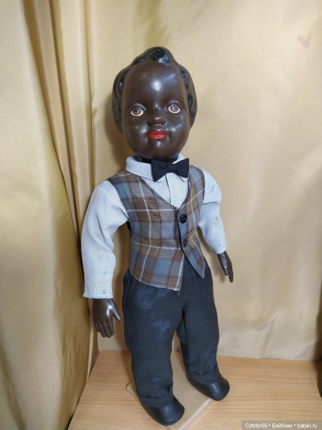 Реставрация опилочных кукол СССР. Негр и Клоун