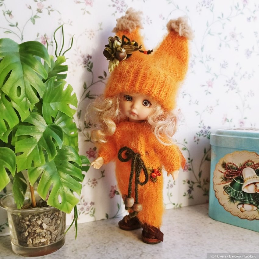 Вяжу куколкам - Белочка 2
