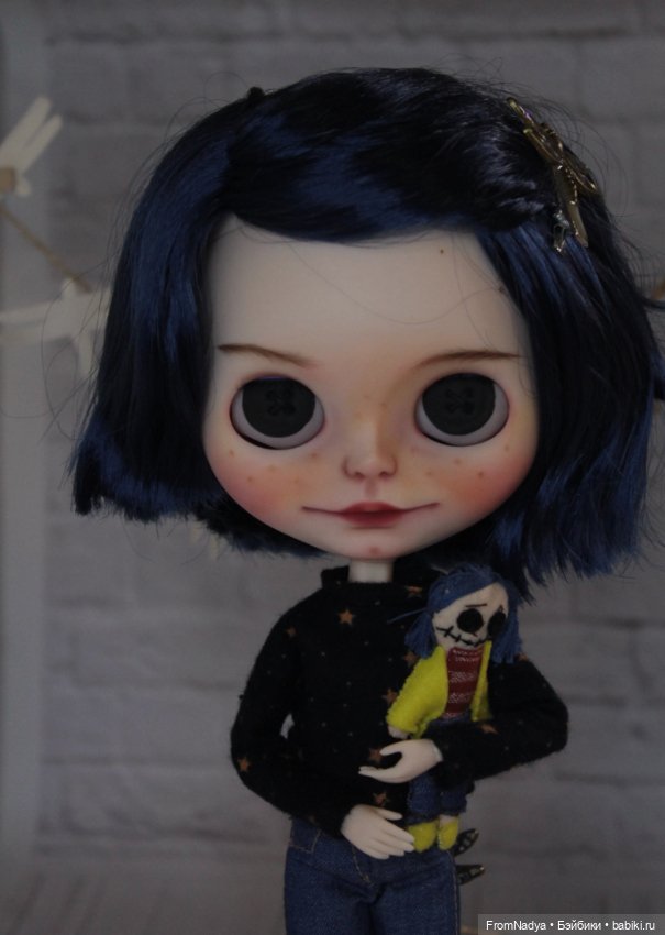 Фотографии Коралины с фотошопом и без. Мой кастом блайз (фото 9)