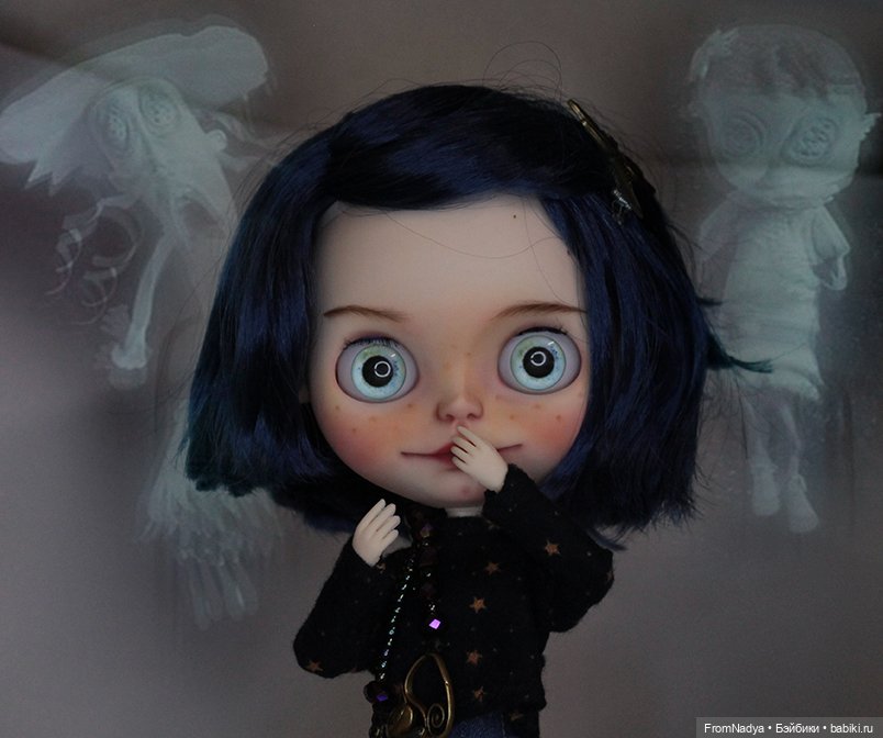 Фотографии Коралины с фотошопом и без. Мой кастом блайз (фото 8)