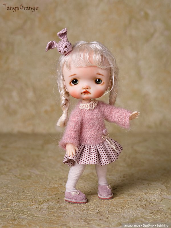 Зая малышка ob11 — Лепка авторских кукол: полимерная глина (фото 5)