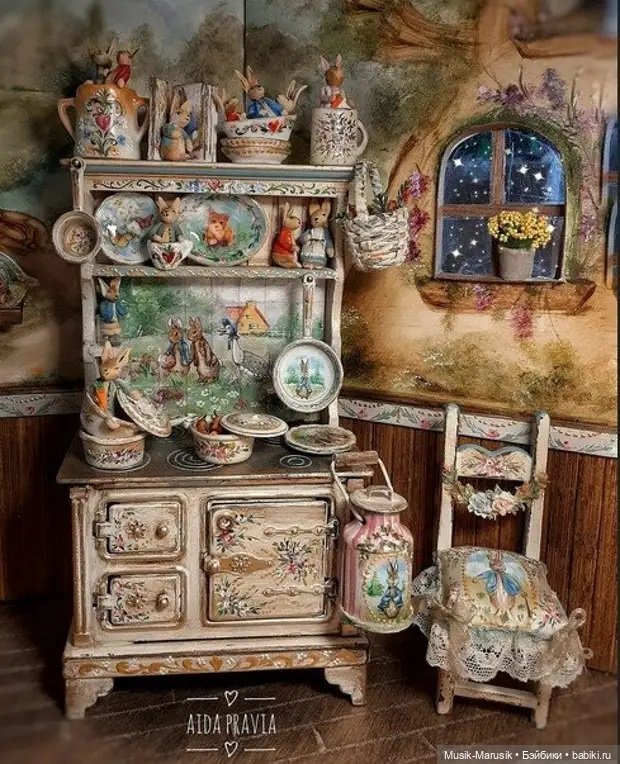 Восхитительные кукольные миниатюры от Aida Pravia (фото 8)