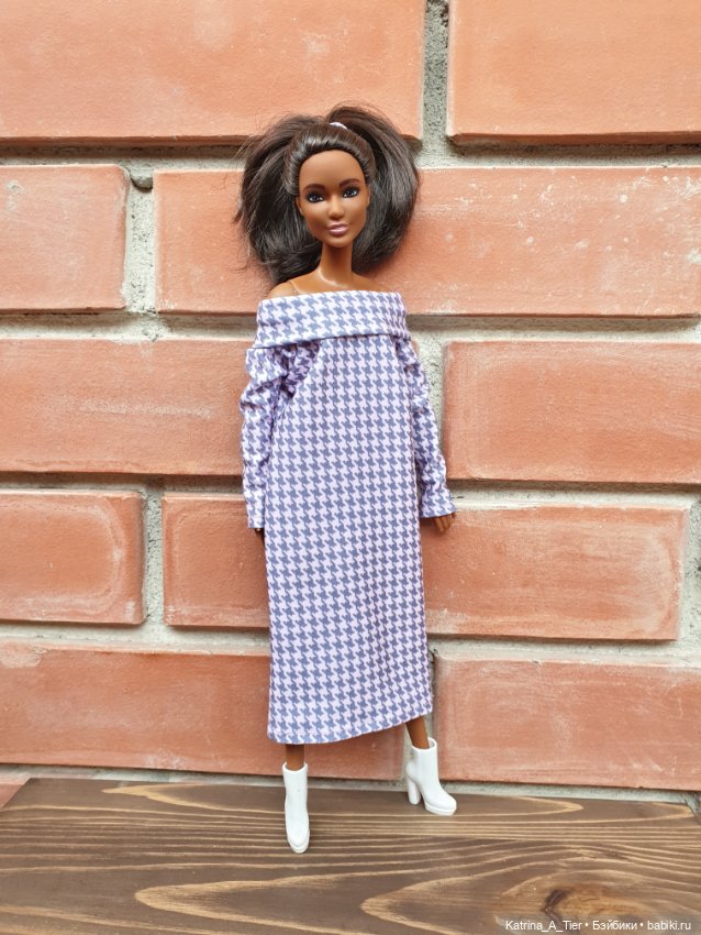 Наташа. Платье — Одежда и обувь для кукол своими руками: фото (фото 3)