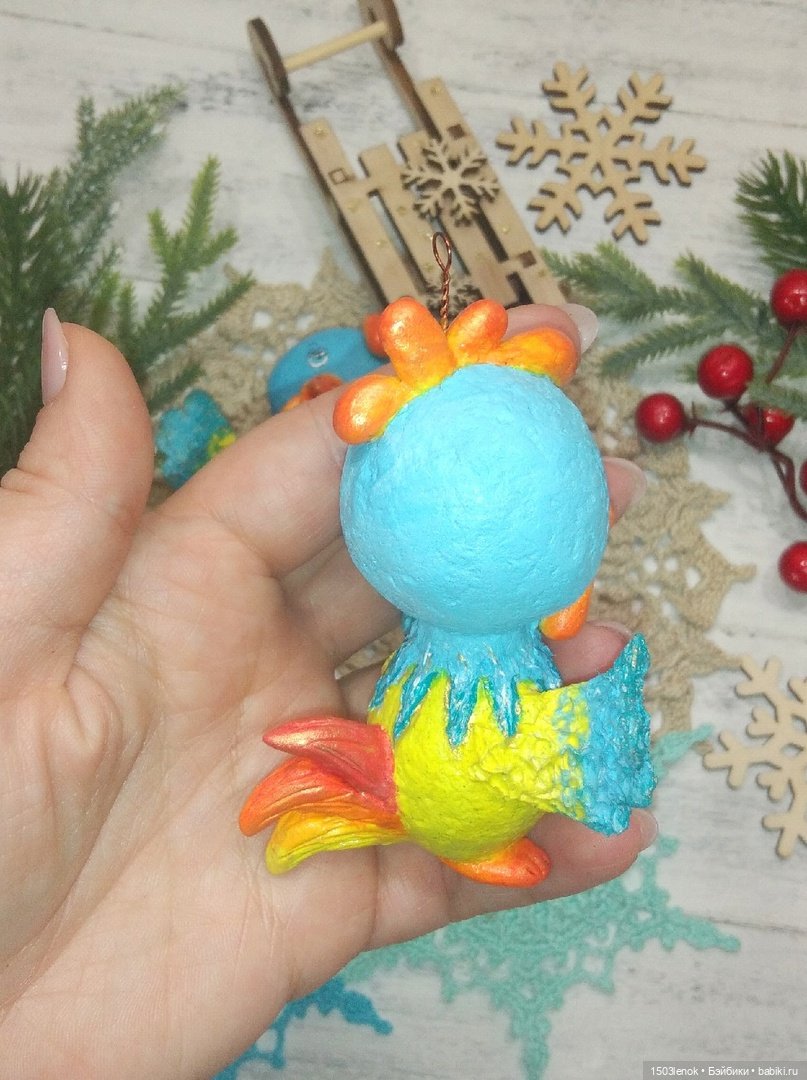Петушки — Лепка авторских игрушек и папье