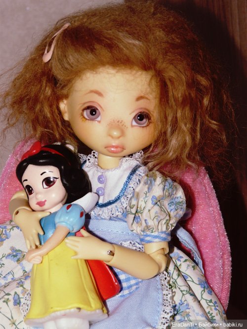 Девочка и её кукла — Домашние фото авторских кукол: личные коллекции (фото 5)