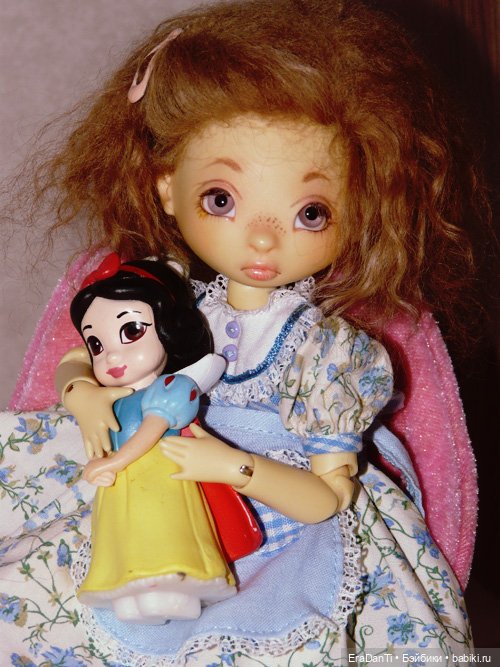 Девочка и её кукла — Домашние фото авторских кукол: личные коллекции (фото 4)