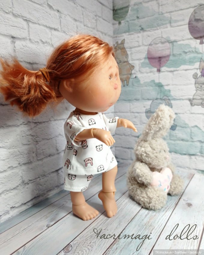 Жужа и новые пижамки — ООАК и репейнт игровых кукол: Bratz (фото 10)