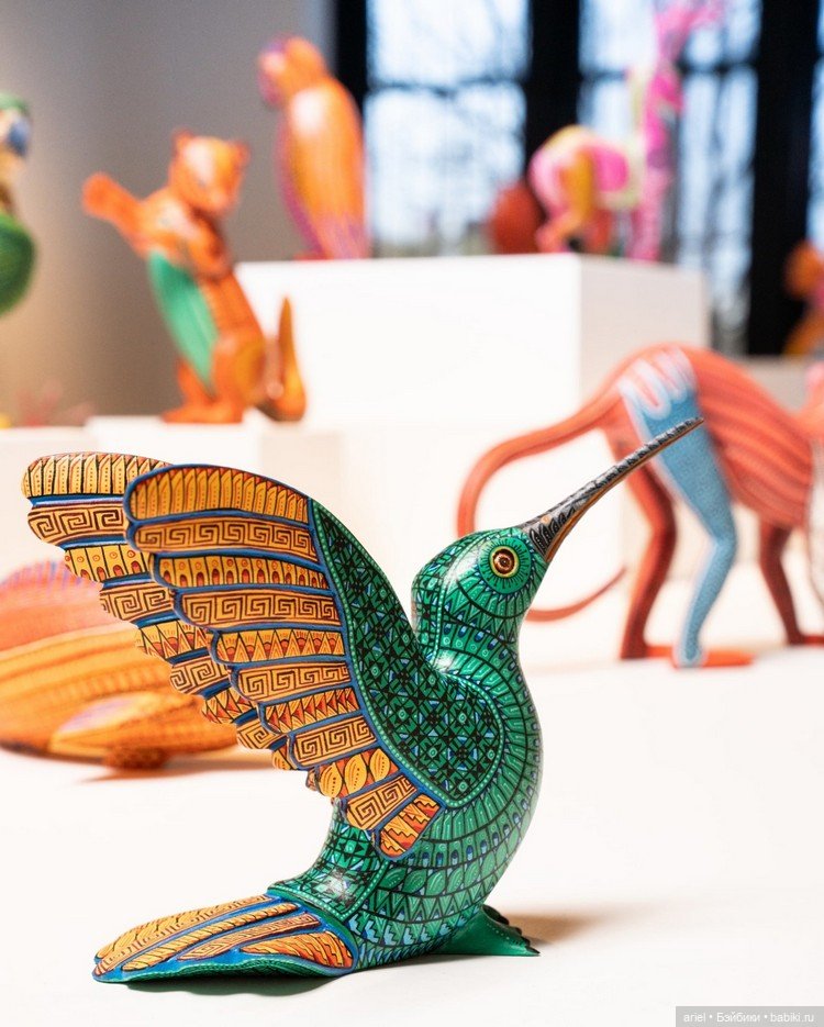 Деревянные скульптуры от Марии дель Кармен Мендоса Мендес и Якобо Анхелес Охеда