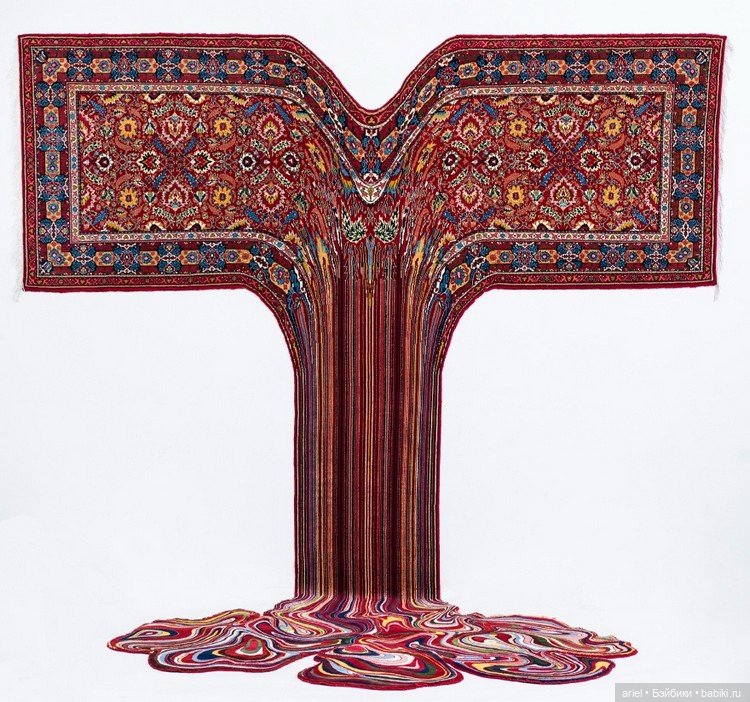 Декоративные ковры художника Фаига Ахмеда (Faig Ahmed) (фото 4)