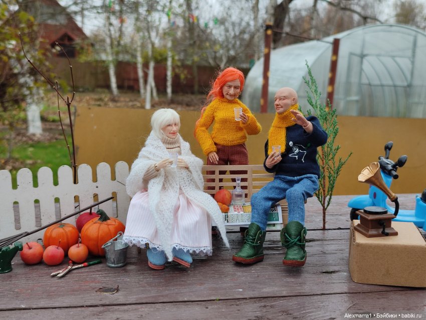Дачные посиделки — Домашние фото авторских кукол: личные коллекции (фото 3)