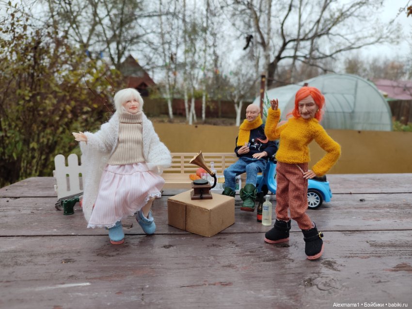 Дачные посиделки — Домашние фото авторских кукол: личные коллекции (фото 6)