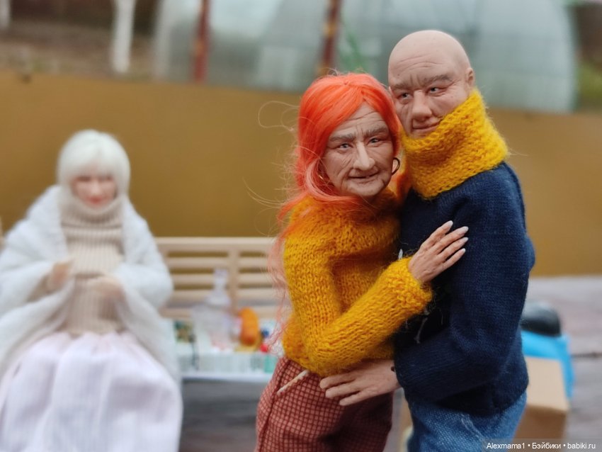 Дачные посиделки — Домашние фото авторских кукол: личные коллекции