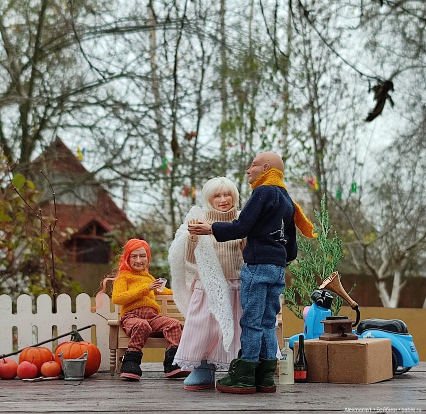 Дачные посиделки — Домашние фото авторских кукол: личные коллекции (фото 8)