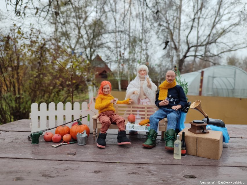 Дачные посиделки — Домашние фото авторских кукол: личные коллекции (фото 7)
