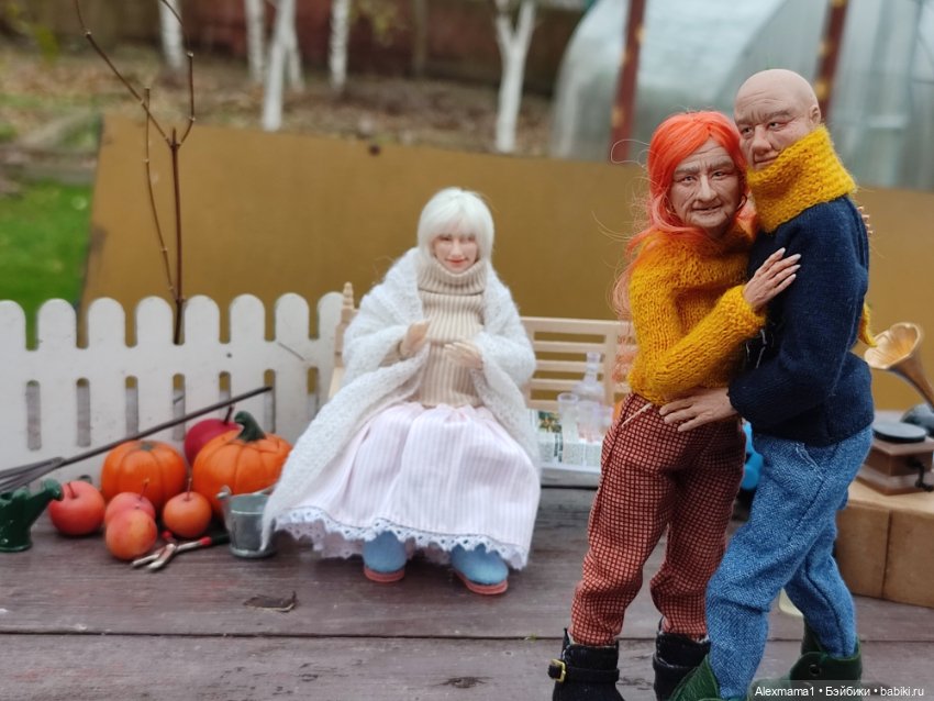 Дачные посиделки — Домашние фото авторских кукол: личные коллекции
