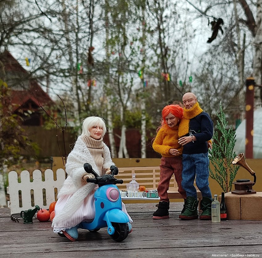 Дачные посиделки — Домашние фото авторских кукол: личные коллекции