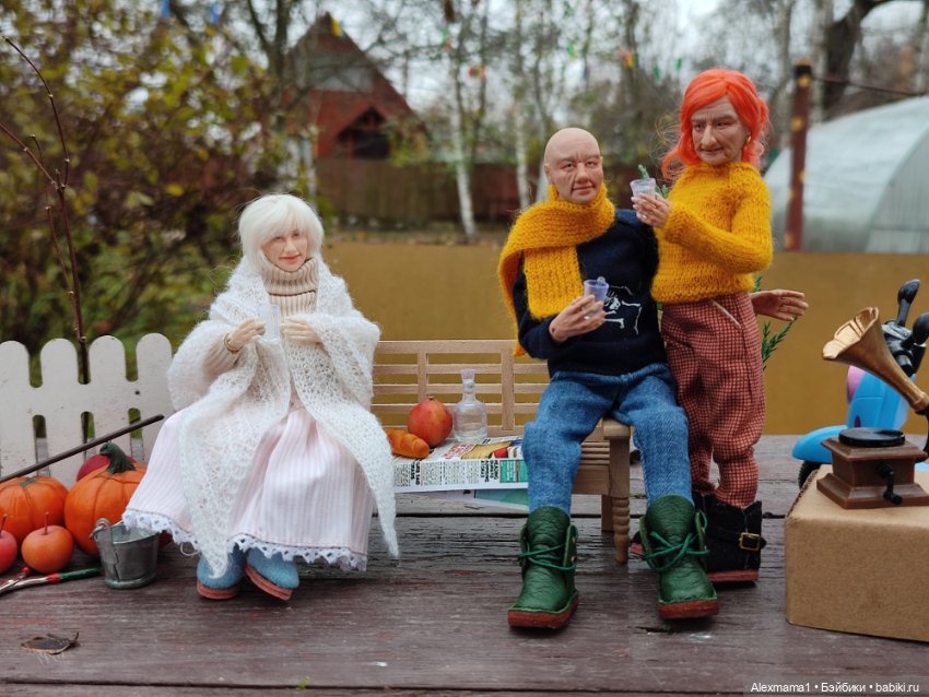 Дачные посиделки — Домашние фото авторских кукол: личные коллекции (фото 2)