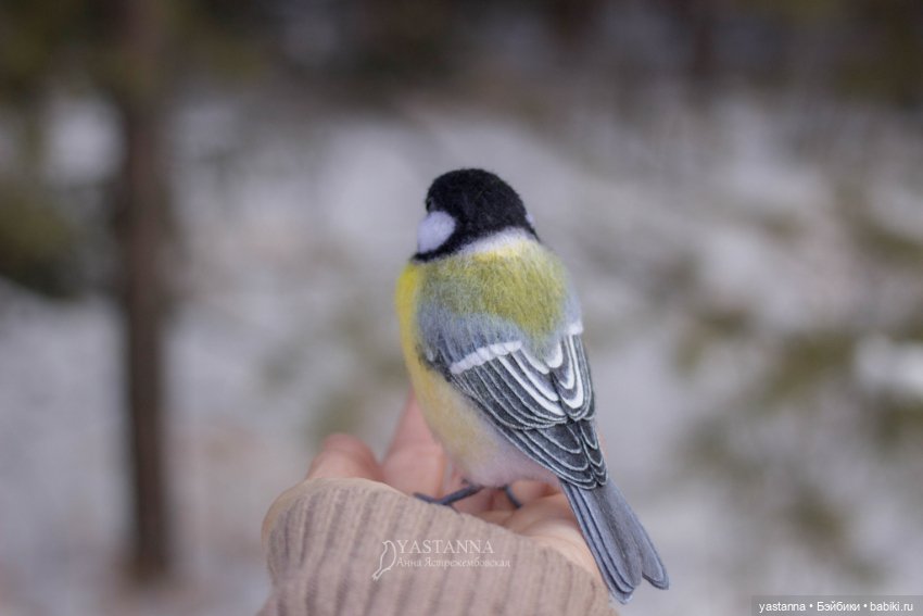 Птички — Валяные игрушки из шерсти: сухое валяние (фото 10)