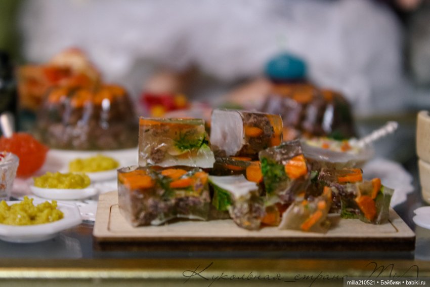 Холодец — Кукольная миниатюра своими руками: еда (фото 2)