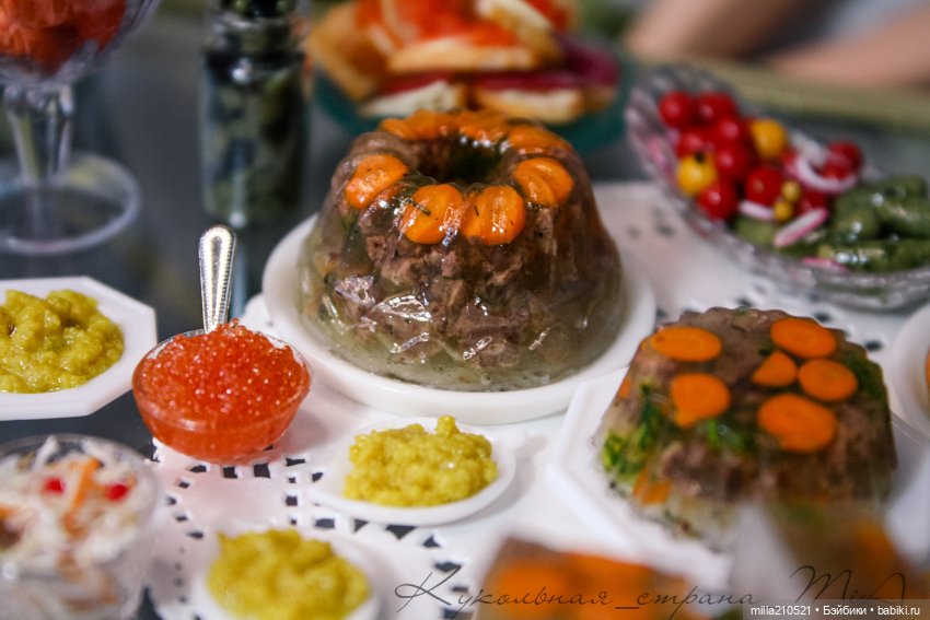 Холодец — Кукольная миниатюра своими руками: еда
