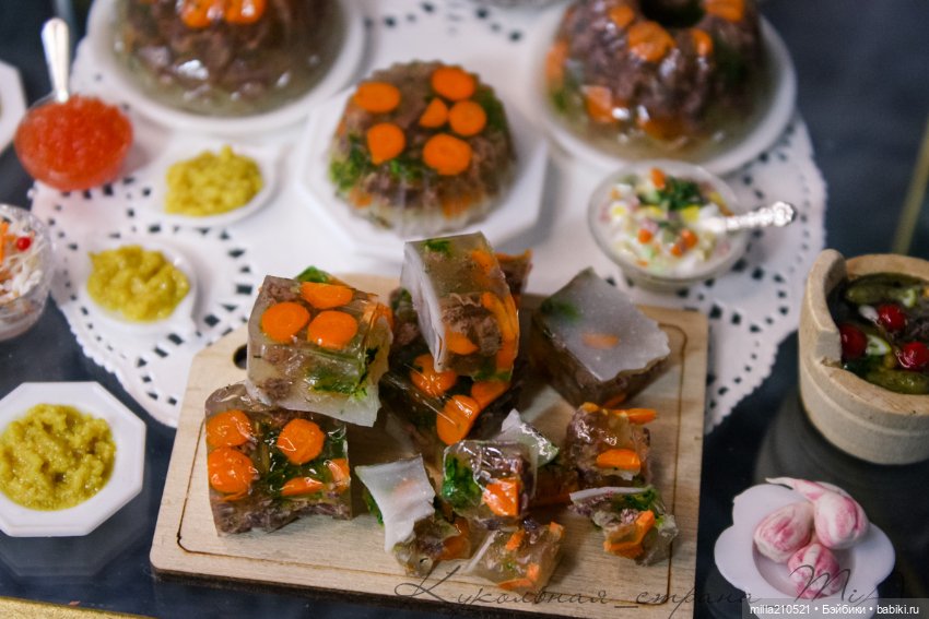 Холодец — Кукольная миниатюра своими руками: еда