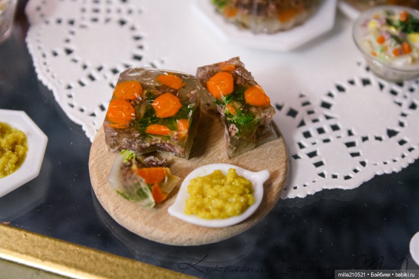 Холодец — Кукольная миниатюра своими руками: еда