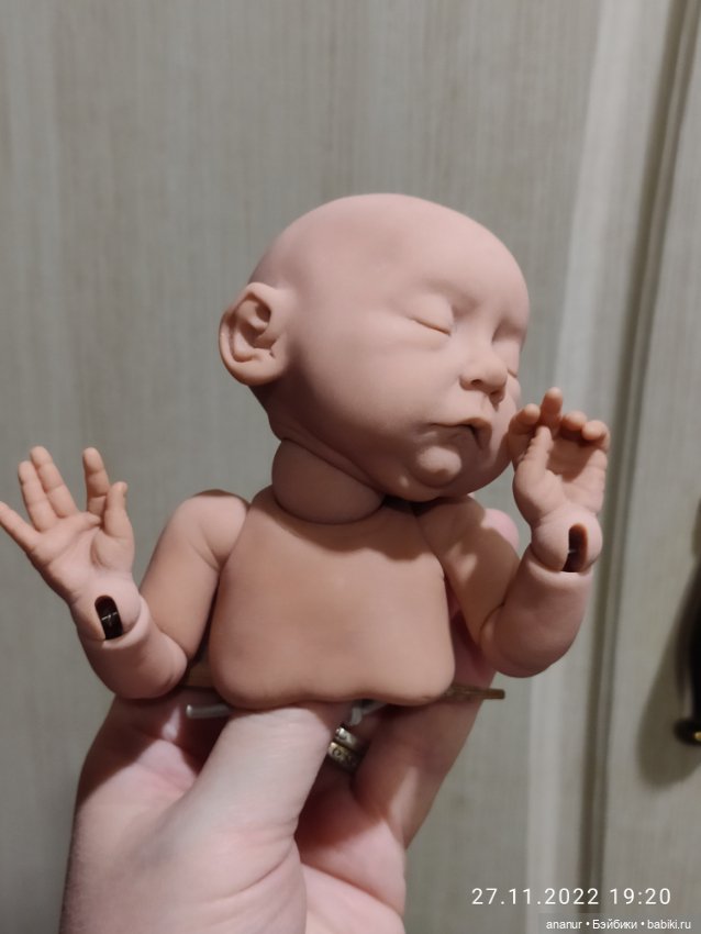 Новенький малыш — Авторские шарнирные куклы своими руками: лепка