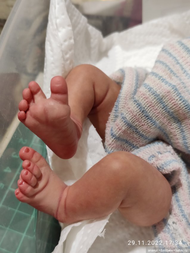 Новенький малыш — Авторские шарнирные куклы своими руками: лепка (фото 8)