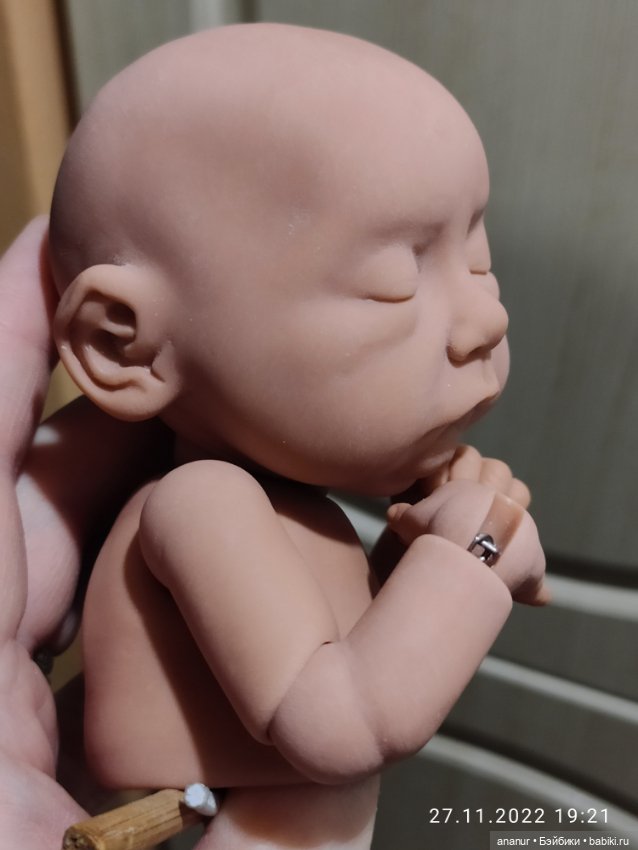 Новенький малыш — Авторские шарнирные куклы своими руками: лепка (фото 2)