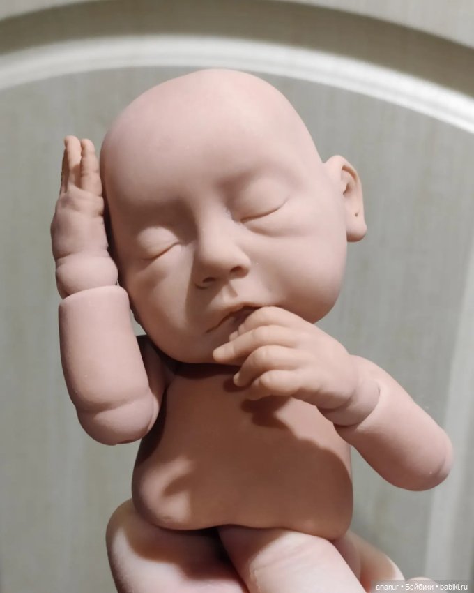 Новенький малыш — Авторские шарнирные куклы своими руками: лепка (фото 4)