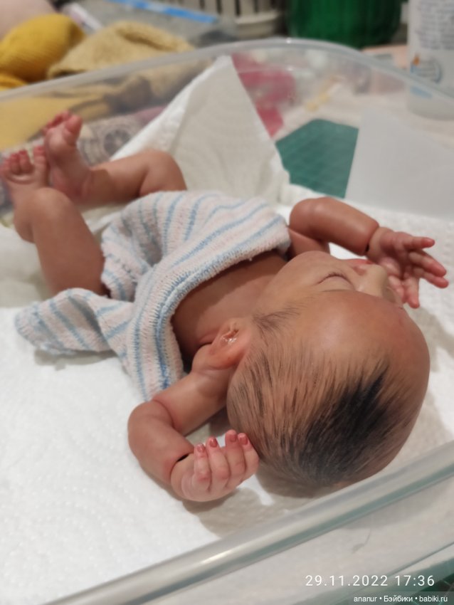 Новенький малыш — Авторские шарнирные куклы своими руками: лепка (фото 9)