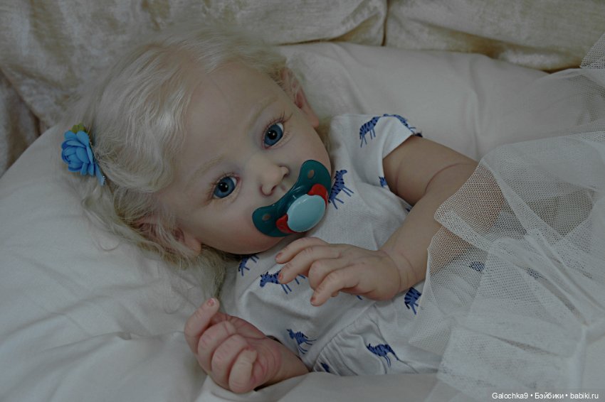 Светловласка Teal, реборн Галины лобашовой