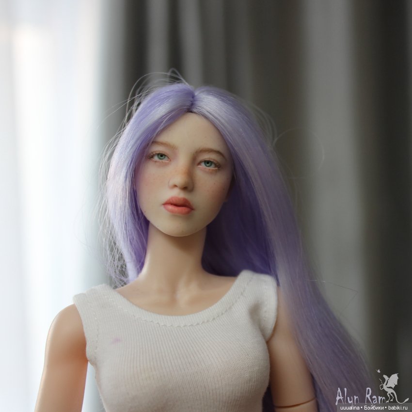 ООАК моего авторства голова 1/6 Супер Дак SET046 со вставными глазами 🌸 (фото 10)