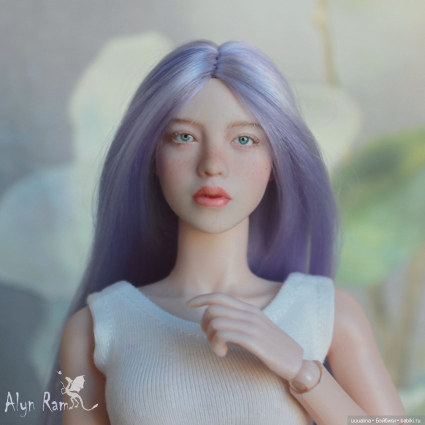 ООАК моего авторства голова 1/6 Супер Дак SET046 со вставными глазами 🌸 (фото 4)